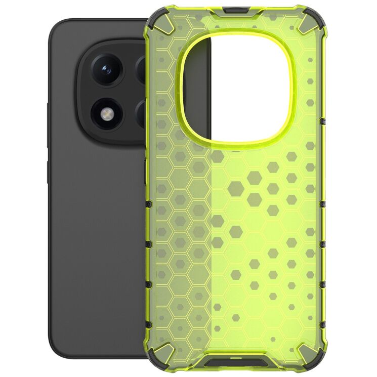Защитный чехол Deexe Honeycomb Series для Xiaomi Redmi Note 15 Pro Plus / Poco M8 Pro 5G - Green: фото 2 из 6
