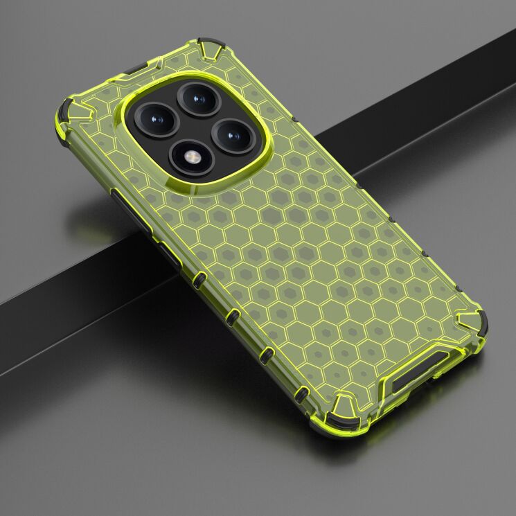 Защитный чехол Deexe Honeycomb Series для Xiaomi Redmi Note 15 Pro Plus / Poco M8 Pro 5G - Green: фото 4 из 6