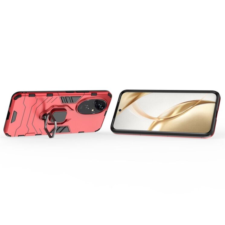 Защитный чехол Deexe Hybrid Case для Honor 200 - Red: фото 3 из 6