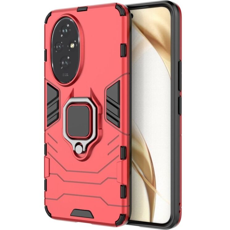 Защитный чехол Deexe Hybrid Case для Honor 200 - Red: фото 2 из 6
