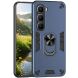 Захисний чохол Deexe Hybrid Shell для Infinix Hot 60 Pro - Blue (388023L). Фото 1 з 7
