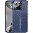 Защитный чехол Deexe Leather Cover для Apple iPhone 16 Pro Max - Blue (360403L)