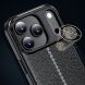 Захисний чохол Deexe Leather Cover для Apple iPhone 17 Pro Max - Black (387460B). Фото 3 з 6