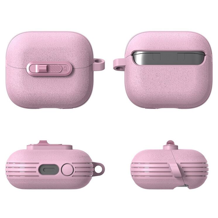 Захисний чохол Deexe Lunar Case для Samsung Galaxy Buds 3 / Buds 3 Pro - Black: фото 2 з 9