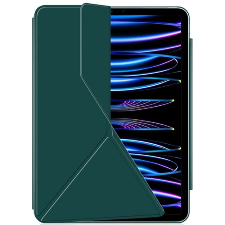 Защитный чехол Deexe Magnetic Case для Apple iPad Pro 11 (2024) - Green: фото 3 из 7