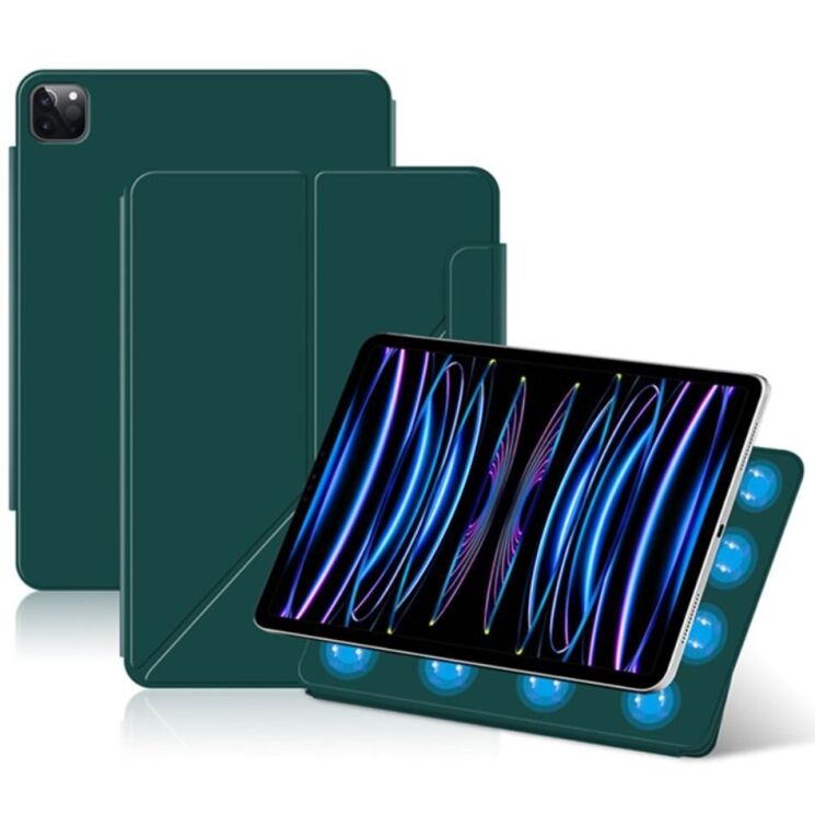 Защитный чехол Deexe Magnetic Case для Apple iPad Pro 11 (2024) - Green: фото 1 из 7