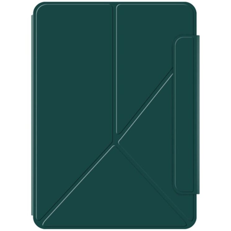 Защитный чехол Deexe Magnetic Case для Apple iPad Pro 11 (2024) - Green: фото 6 из 7
