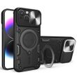 Защитный чехол Deexe Magnetic Space для Apple iPhone 15 - Black (329546B)