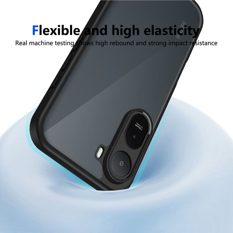 Защитный чехол Deexe Matte Skin для Xiaomi Redmi A7 Pro - Transparent Black: фото 5 из 8