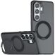 Защитный чехол Deexe Matte Skin Kickstand with MagSafe для Samsung Galaxy S24 Ultra (S928) - Black (375845B). Фото 1 из 13