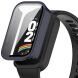 Защитный чехол Deexe Protective Frame для Xiaomi Mi Smart Band 9 Active / Redmi Band 3 - Dark Blue (371303DB). Фото 1 из 7
