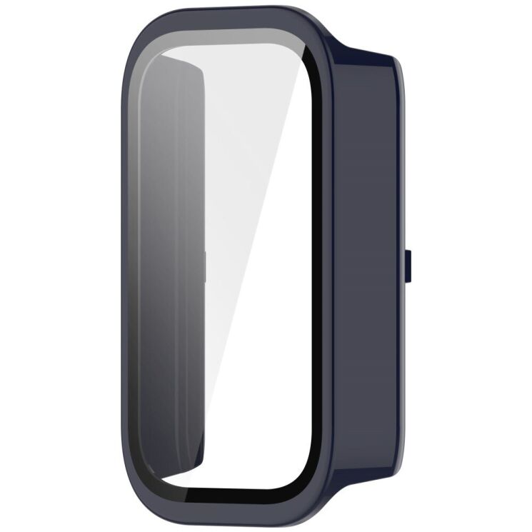 Защитный чехол Deexe Protective Frame для Xiaomi Mi Smart Band 9 Active / Redmi Band 3 - Dark Blue: фото 2 из 7