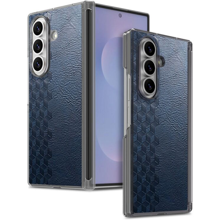 Защитный чехол Deexe Rhombus Case для Samsung Galaxy Fold 8 Ultra - Blue (424082L) Защитный чехол Deexe Rhombus Case для Samsung Galaxy Fold 8 Ultra - Blue: фото 1 из 12