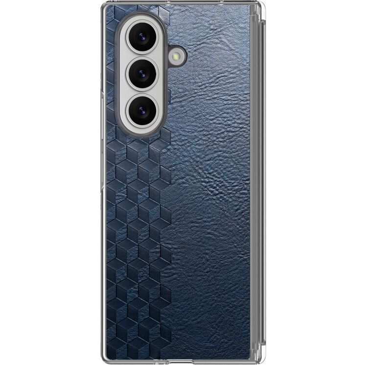 Защитный чехол Deexe Rhombus Case для Samsung Galaxy Fold 8 Ultra - Blue (424082L) Защитный чехол Deexe Rhombus Case для Samsung Galaxy Fold 8 Ultra - Blue: фото 2 из 12