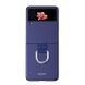 Защитный чехол Deexe Ring Case для Samsung Galaxy Flip 3 - Sapphire (282335L). Фото 2 из 10
