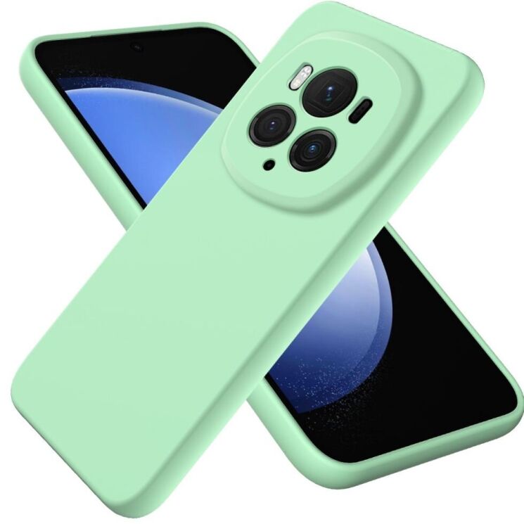 Защитный чехол Deexe Silicone Case для Honor Magic 6 Pro - Green: фото 1 из 8
