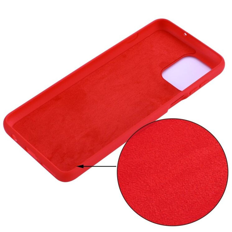 Силіконовий (TPU) чохол Deexe Silicone Case для Motorola Moto G100 - Red: фото 5 з 7