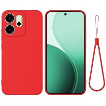 Захисний чохол Deexe Silicone Case для OPPO Reno 14 F/FS - Red: фото 1 з 9