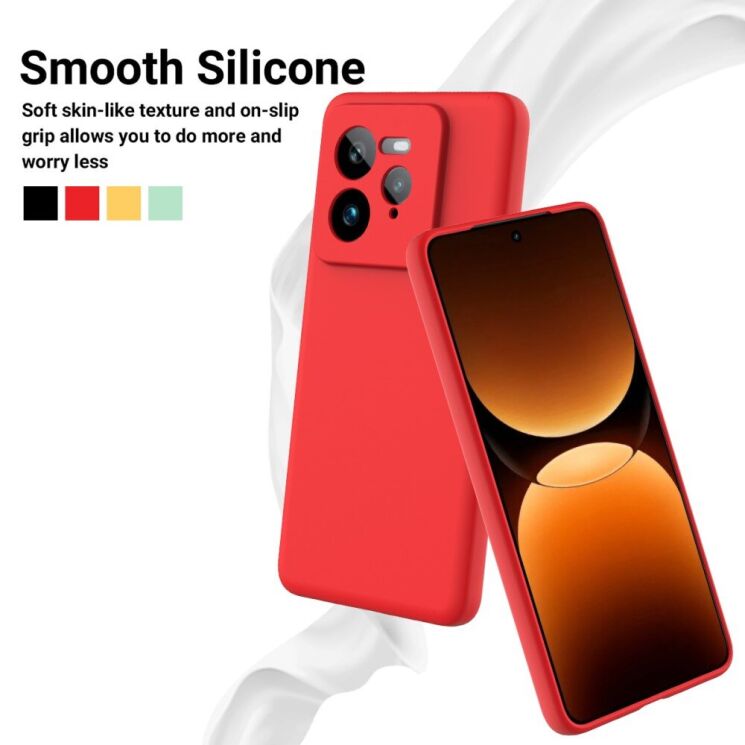 Защитный чехол Deexe Silicone Case для Realme GT 7 Pro - Black: фото 3 из 8
