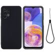 Защитный чехол Deexe Silicone Case для Samsung Galaxy A23 (A235) - Black (297545B)