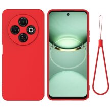 Защитный чехол Deexe Silicone Case для TECNO Spark 30C - Red: фото 1 из 8