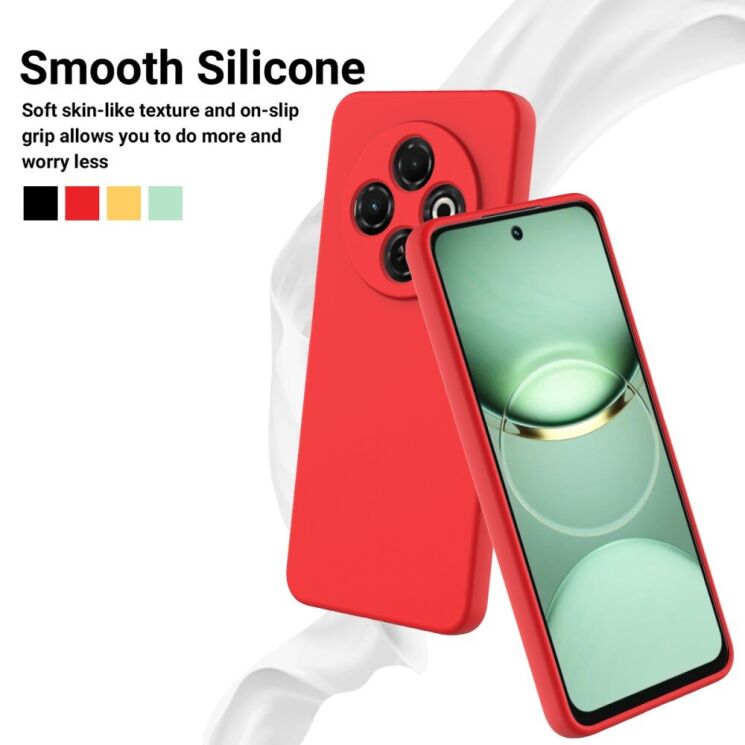 Защитный чехол Deexe Silicone Case для TECNO Spark 30C - Red: фото 3 из 8