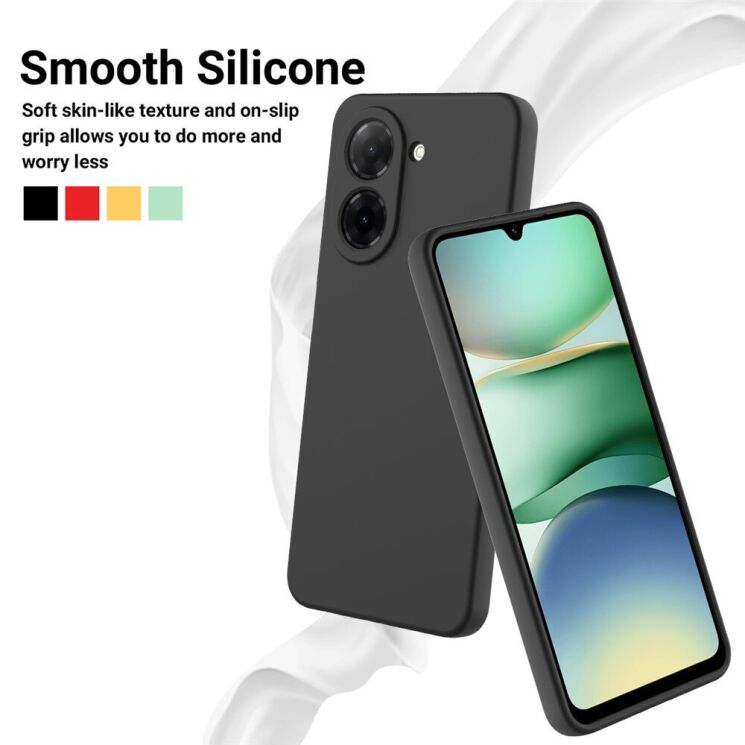 Захисний чохол Deexe Silicone Case для Xiaomi Redmi A5 (European Version) - Black: фото 4 з 9