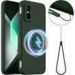 Защитный чехол Deexe Silicone Case with MagSafe для Infinix GT 30 Pro - Dark Green (386005DG)