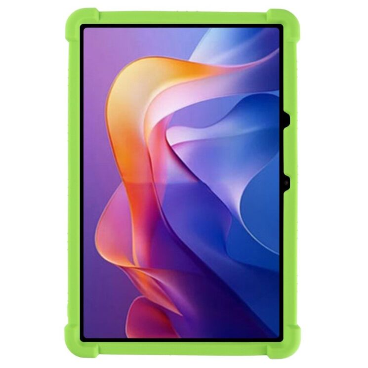 Захисний чохол Deexe Silicone Kickstand для Xiaomi Redmi Pad 2 - Green: фото 2 з 5