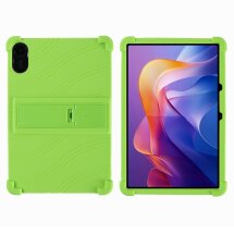 Захисний чохол Deexe Silicone Kickstand для Xiaomi Redmi Pad 2 - Green: фото 1 з 5