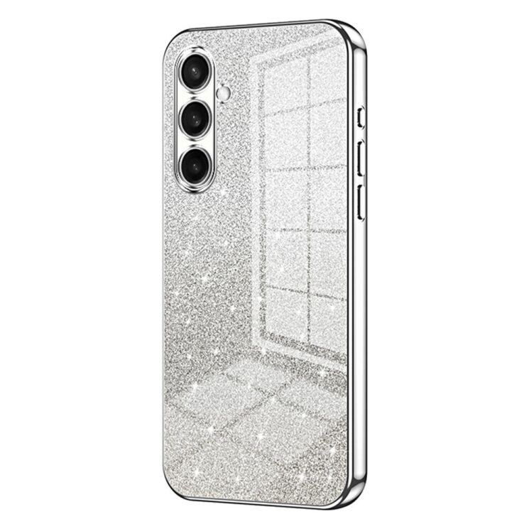 Защитный чехол Deexe Sparkles Cover для Samsung Galaxy A27 (A276) - Silver (408604S) Защитный чехол Deexe Sparkles Cover для Samsung Galaxy A27 (A276) - Silver: фото 1 из 7