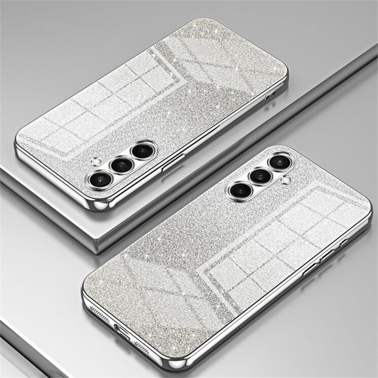 Защитный чехол Deexe Sparkles Cover для Samsung Galaxy A27 (A276) - Silver (408604S) Защитный чехол Deexe Sparkles Cover для Samsung Galaxy A27 (A276) - Silver: фото 2 из 7
