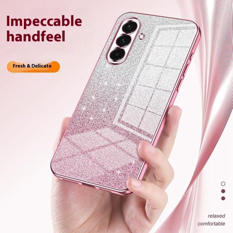 Защитный чехол Deexe Sparkles Cover для Samsung Galaxy A36 (A366) - Pink: фото 6 из 7