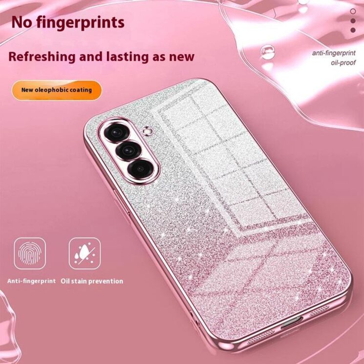 Защитный чехол Deexe Sparkles Cover для Samsung Galaxy A36 (A366) - Pink: фото 5 из 7