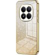 Защитный чехол Deexe Sparkles Cover для Xiaomi Redmi Note 15 Pro - Gold (405238F)