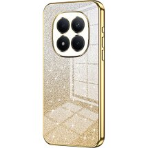 Защитный чехол Deexe Sparkles Cover для Xiaomi Redmi Note 15 Pro - Gold: фото 1 из 7