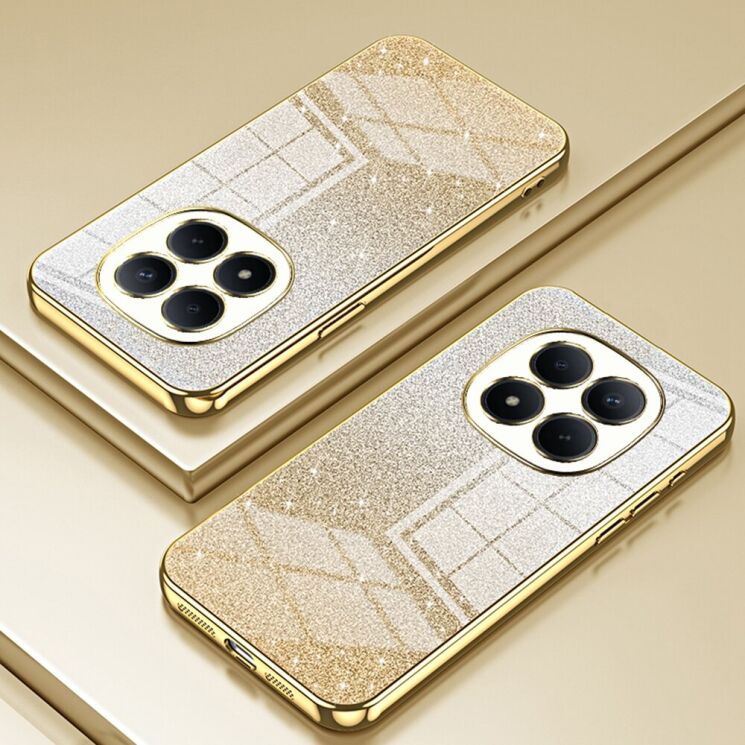 Защитный чехол Deexe Sparkles Cover для Xiaomi Redmi Note 15 Pro - Gold (405238F) Защитный чехол Deexe Sparkles Cover для Xiaomi Redmi Note 15 Pro - Gold: фото 2 из 7