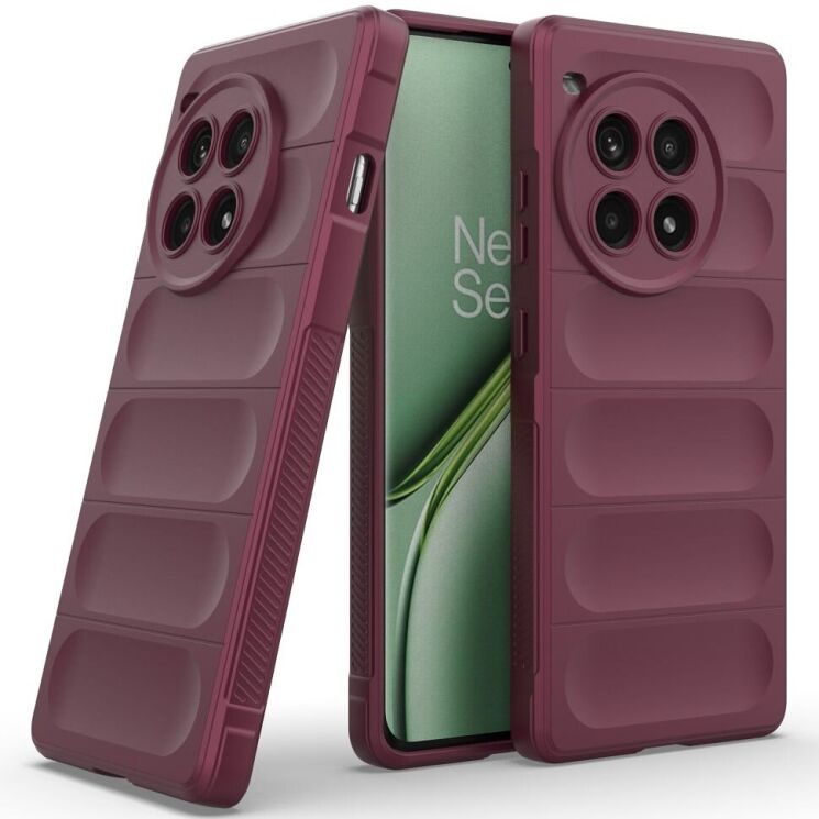 Защитный чехол Deexe Terra Case для OnePlus Ace 3 Pro - Wine Red: фото 2 из 8