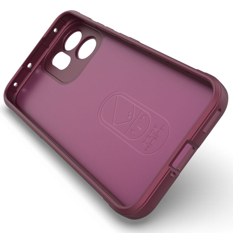 Захисний чохол Deexe Terra Case для OPPO Reno 14 F/FS - Wine Red: фото 2 з 6