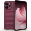 Захисний чохол Deexe Terra Case для OPPO Reno 14 F/FS - Wine Red (388302WR)