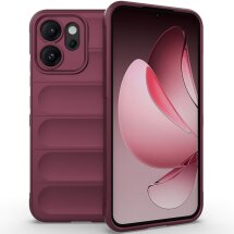 Захисний чохол Deexe Terra Case для OPPO Reno 14 F/FS - Wine Red: фото 1 з 6