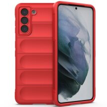 Захисний чохол Deexe Terra Case для Samsung Galaxy S21 (G991) - Red: фото 1 з 6