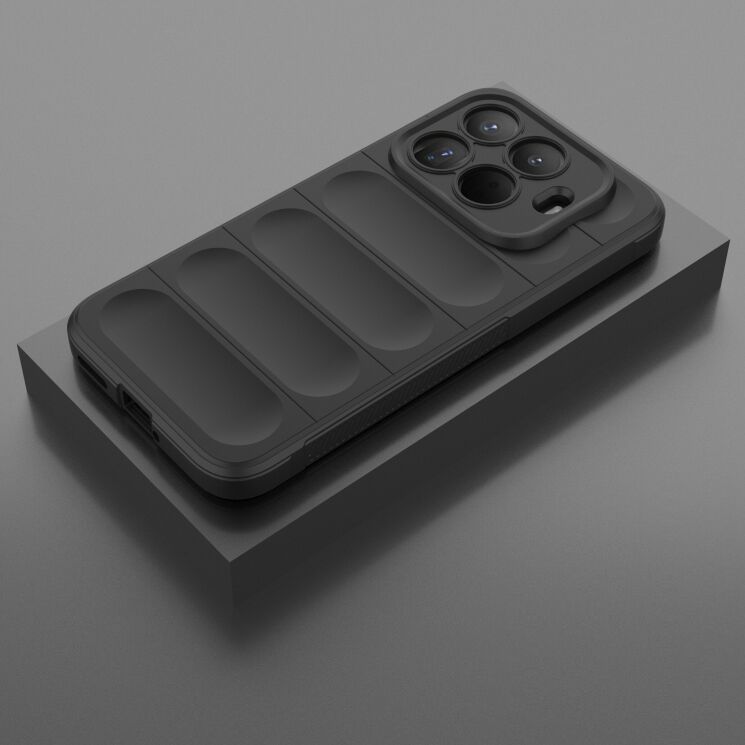 Силіконовий (TPU) чохол Deexe Terra Case для Xiaomi 15T Pro - Black: фото 5 з 9