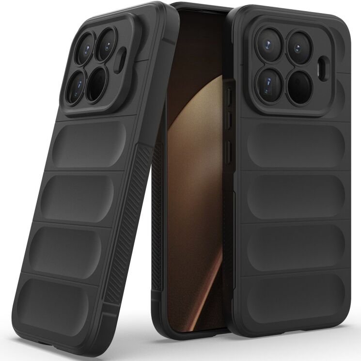 Силіконовий (TPU) чохол Deexe Terra Case для Xiaomi 15T Pro - Black: фото 2 з 9
