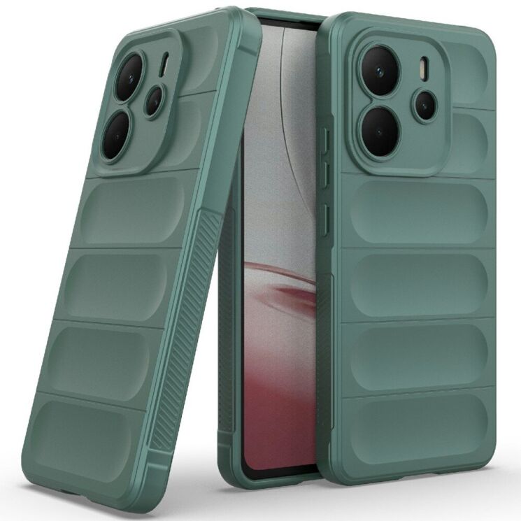 Защитный чехол Deexe Terra Case для Xiaomi Redmi Note 14 4G - Green: фото 2 из 6