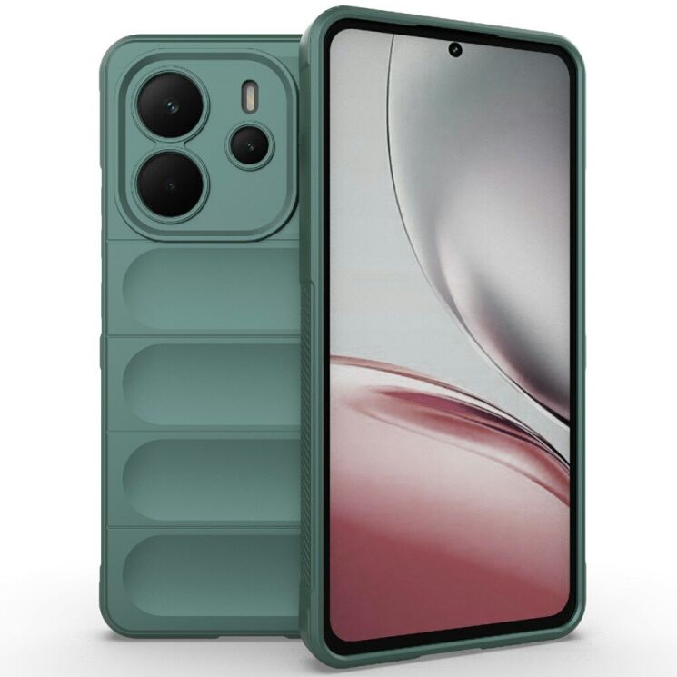Защитный чехол Deexe Terra Case для Xiaomi Redmi Note 14 4G - Green: фото 1 из 6