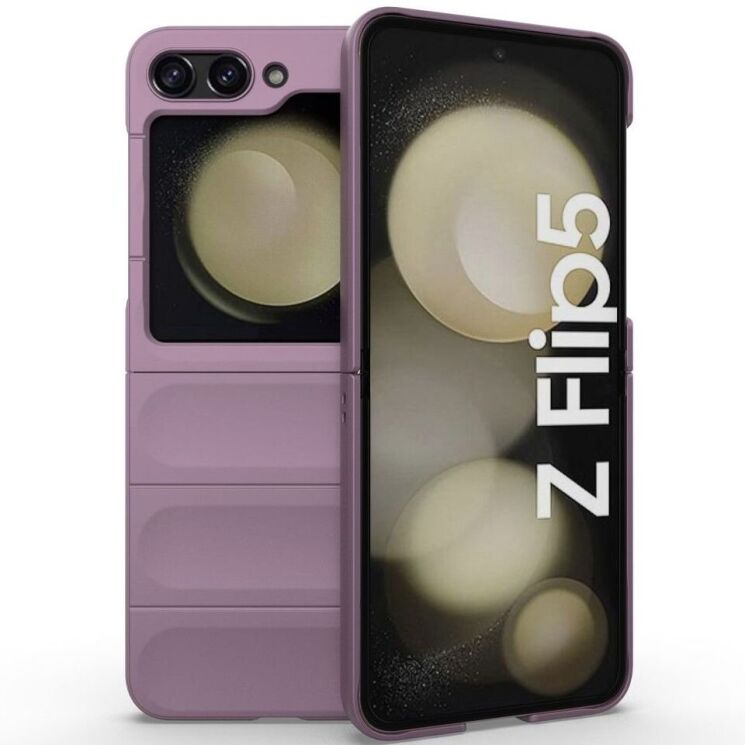 Защитный чехол Deexe Terra Case (FF) для Samsung Galaxy Flip 5 - Light Purple: фото 4 из 11