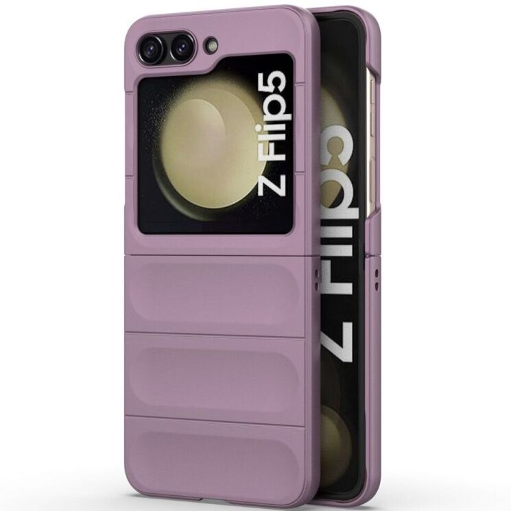 Защитный чехол Deexe Terra Case (FF) для Samsung Galaxy Flip 5 - Light Purple: фото 1 из 11