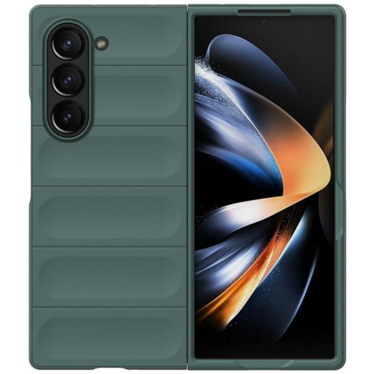 Защитный чехол Deexe Terra Case (FF) для Samsung Galaxy Fold 6 - Green: фото 3 из 9