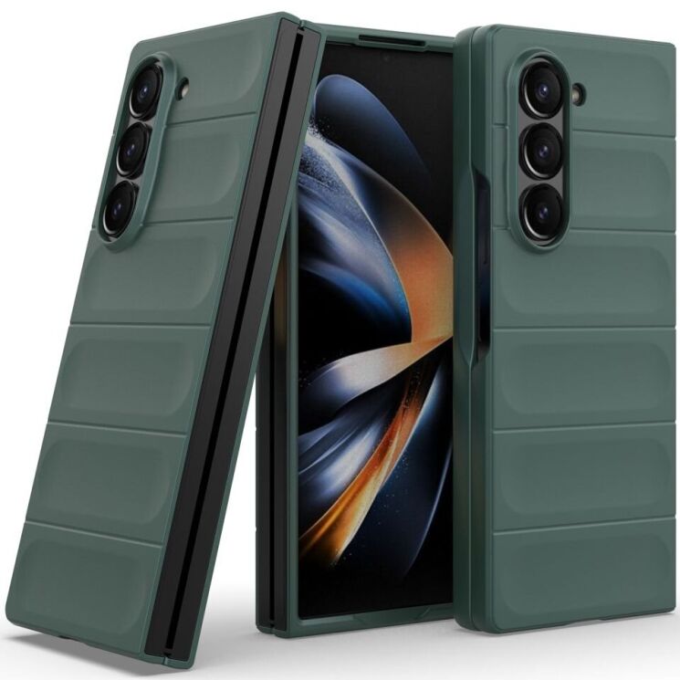 Защитный чехол Deexe Terra Case (FF) для Samsung Galaxy Fold 6 - Green: фото 2 из 9